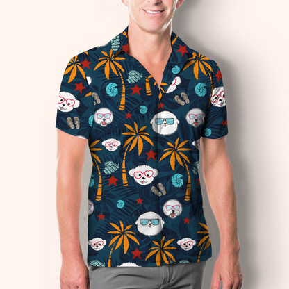 Aloha Hawaiian Bichon Frise Shirt