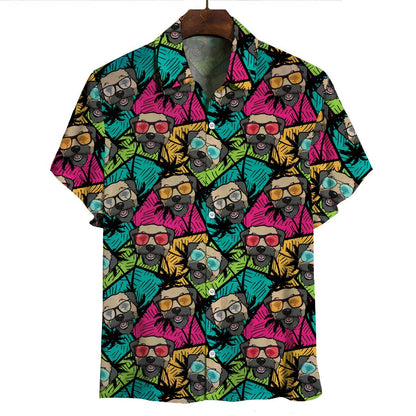 Aloha Hawaiian Border Terrier Shirt