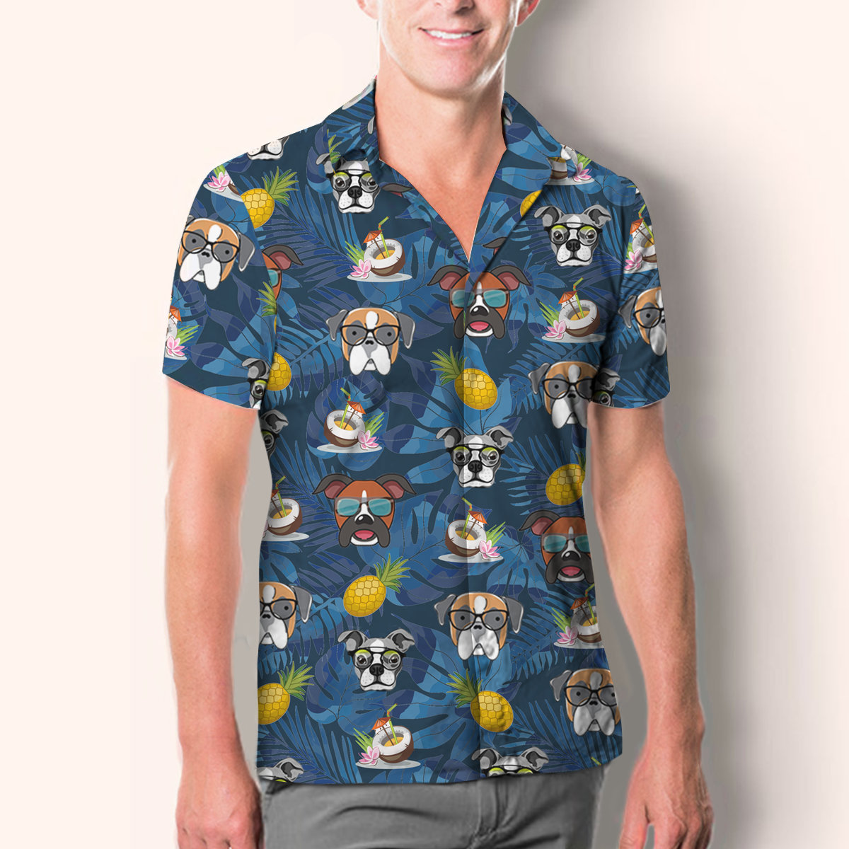 Aloha Hawaiian Boxer Shirt