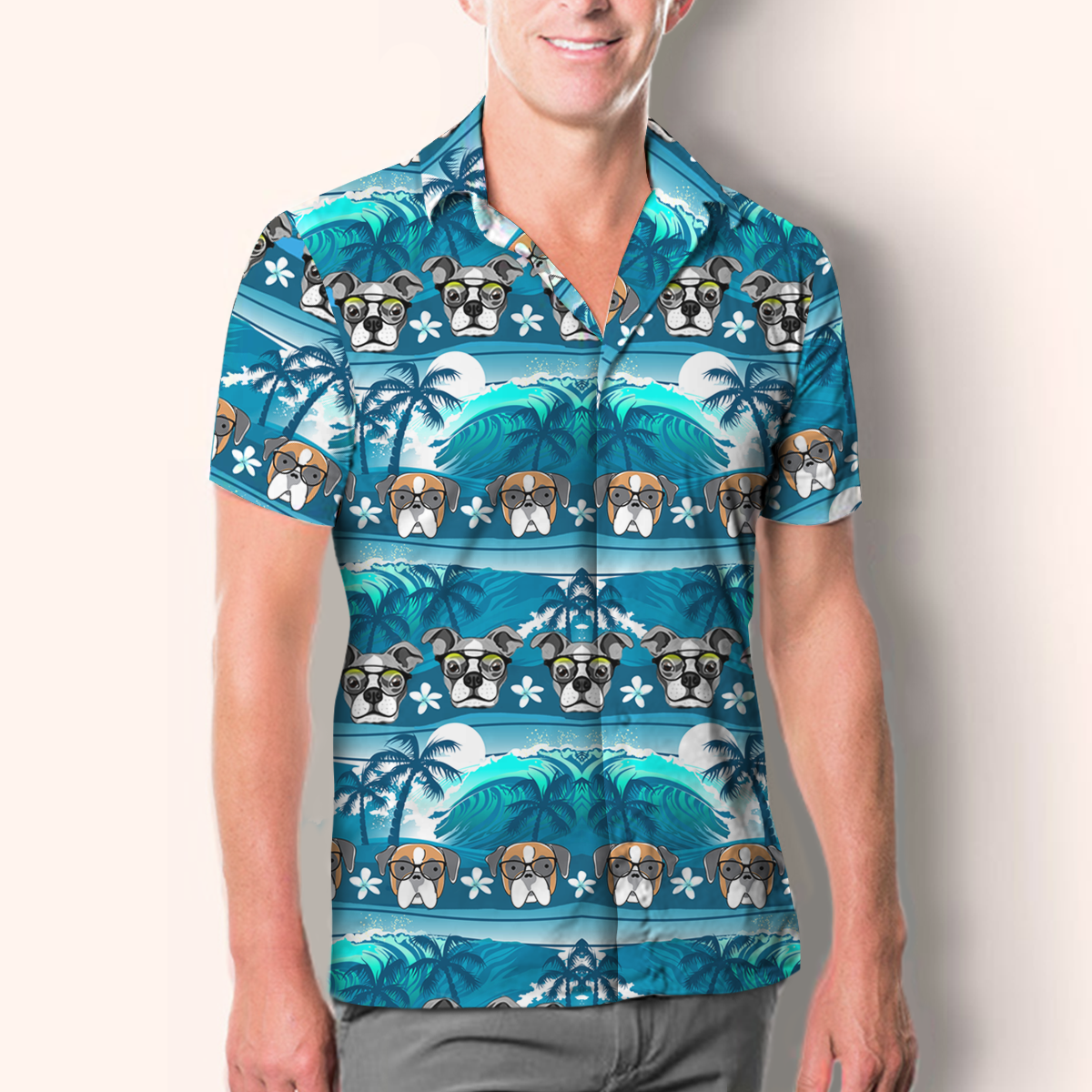 Aloha Hawaiian Boxer Shirt