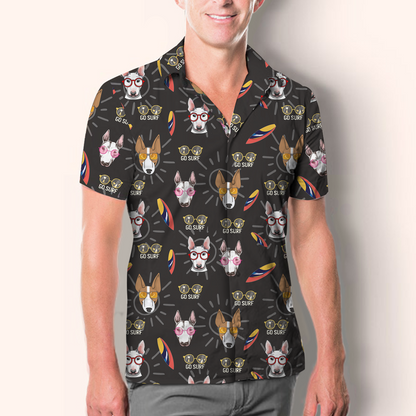 Aloha Hawaiian Bull Terrier Shirt