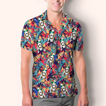 Aloha Hawaiian Bull Terrier Shirt