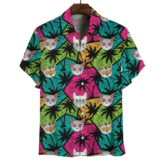 Aloha Hawaiian Burmilla Cat Shirt