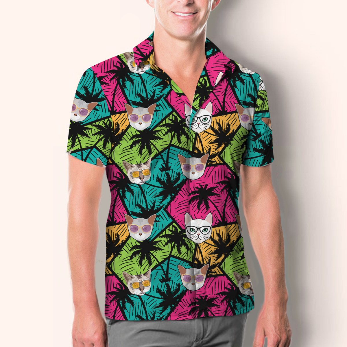 Aloha Hawaiian Burmilla Cat Shirt