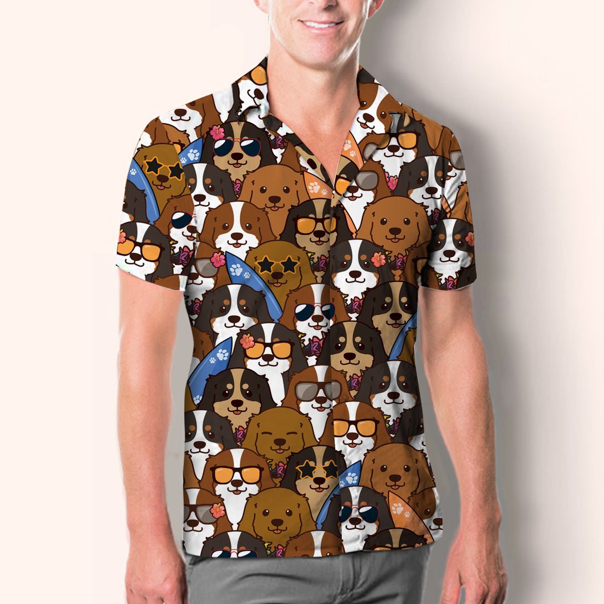 Aloha Hawaiian Cavalier King Charles Spaniel Shirt