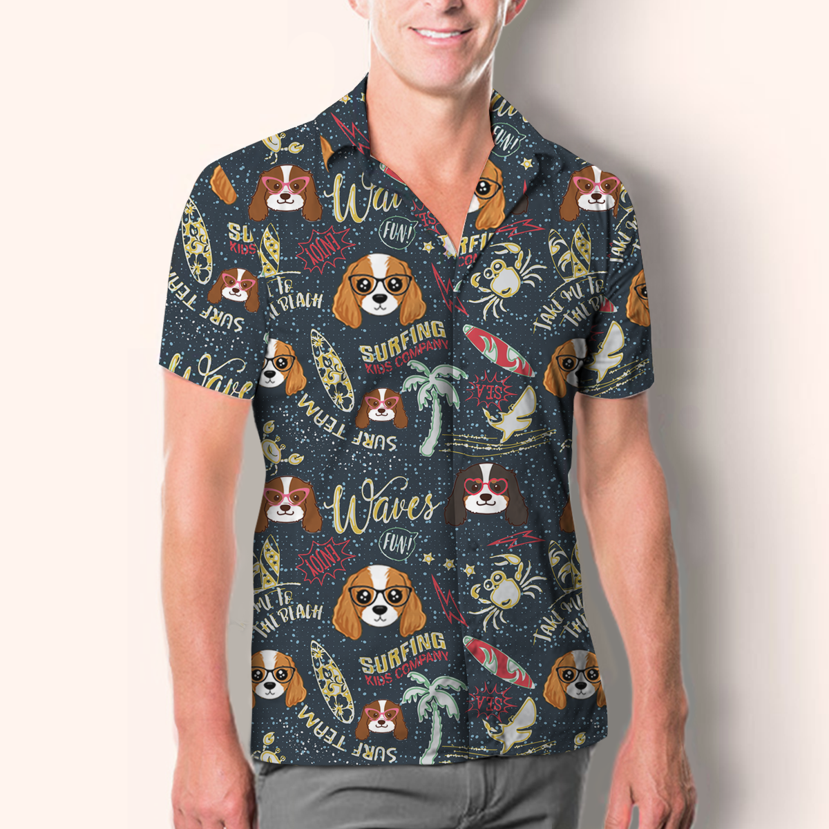 Aloha Hawaiian Cavalier King Charles Spaniel Shirt