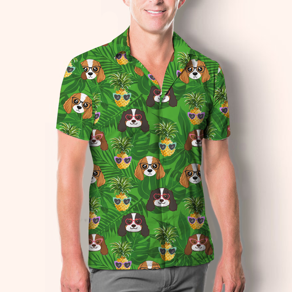 Aloha Hawaiian Cavalier King Charles Spaniel Shirt