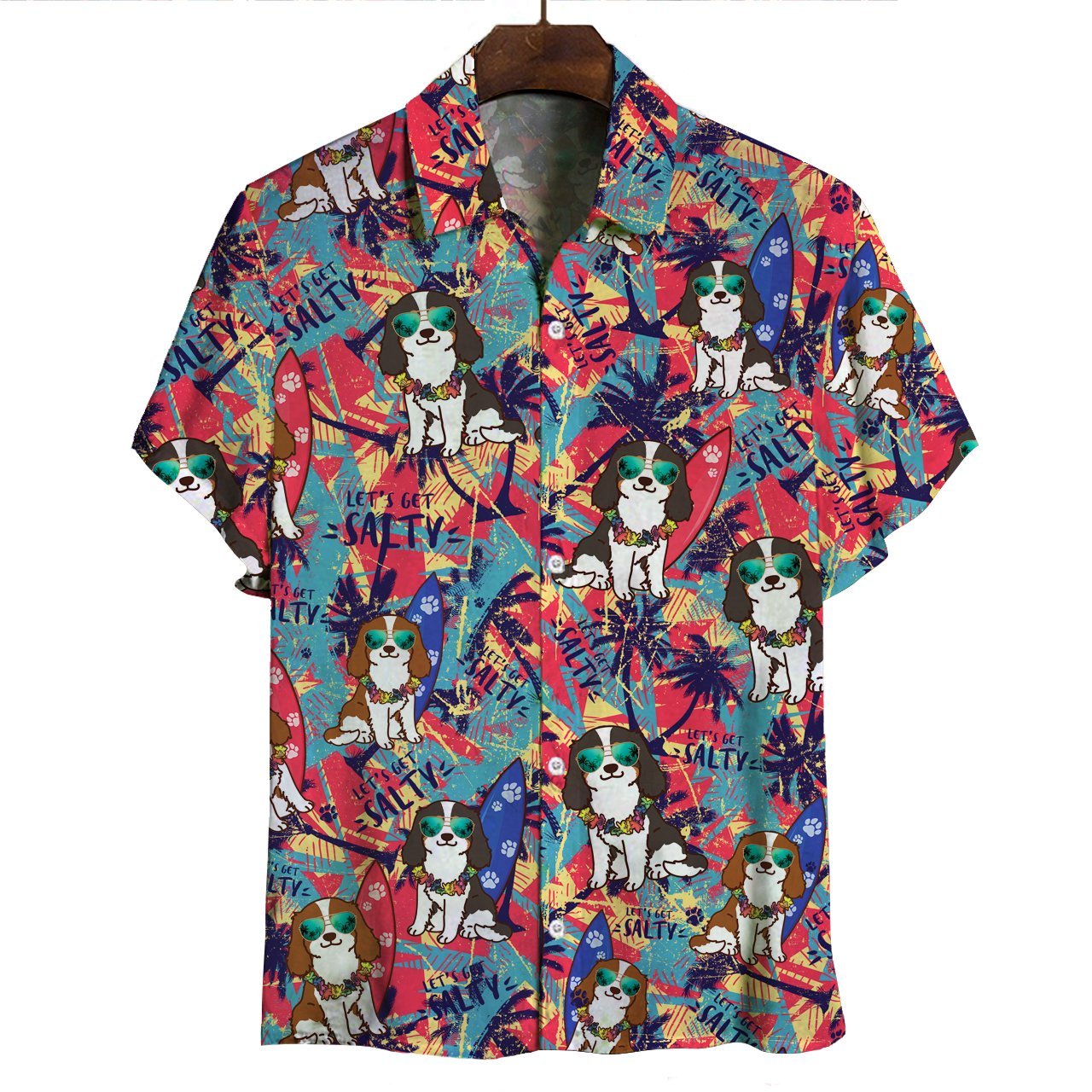 Aloha Hawaiian Cavalier King Charles Spaniel Shirt