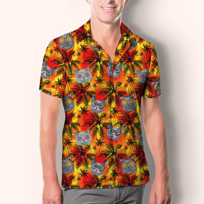 Aloha Hawaiian Chartreux Cat Shirt