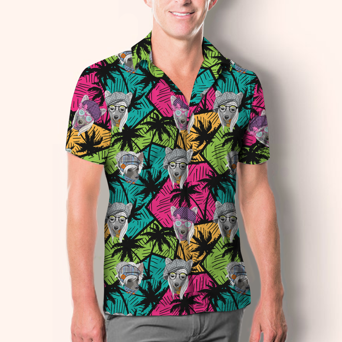 Aloha Hawaiian Chinese Crested Shirt