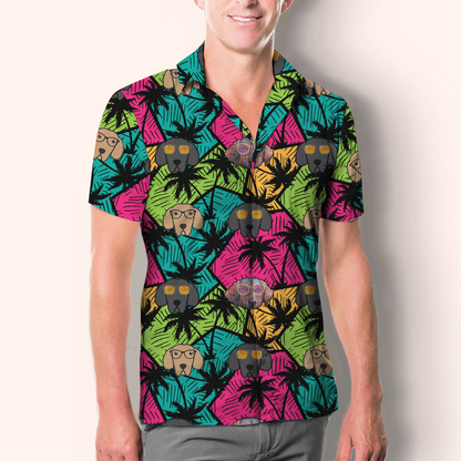 Aloha Hawaiian Curly Coated Retriever Shirt