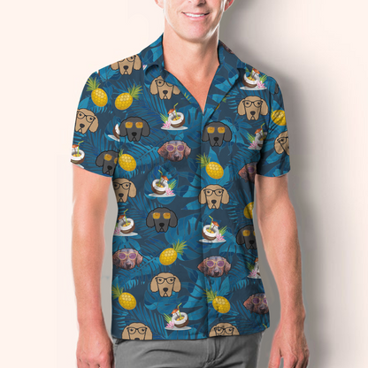 Aloha Hawaiian Curly Coated Retriever Shirt