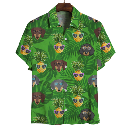 Aloha Hawaiian Dachshund Shirt