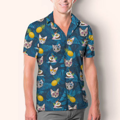 Aloha Hawaiian Egyptian Mau Cat Shirt