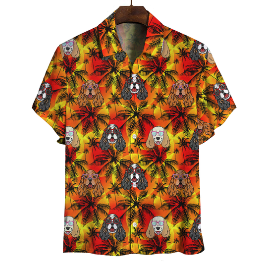 Aloha Hawaiian English Cocker Spaniel Shirt