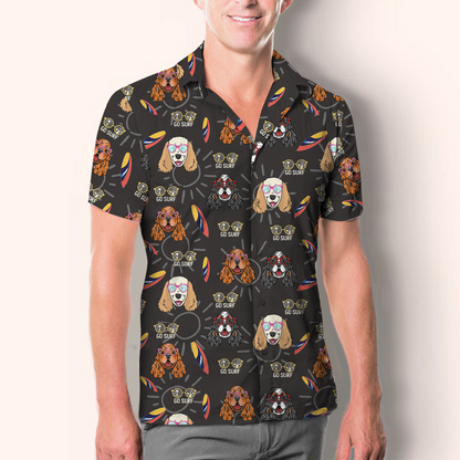 Aloha Hawaiian English Cocker Spaniel Shirt