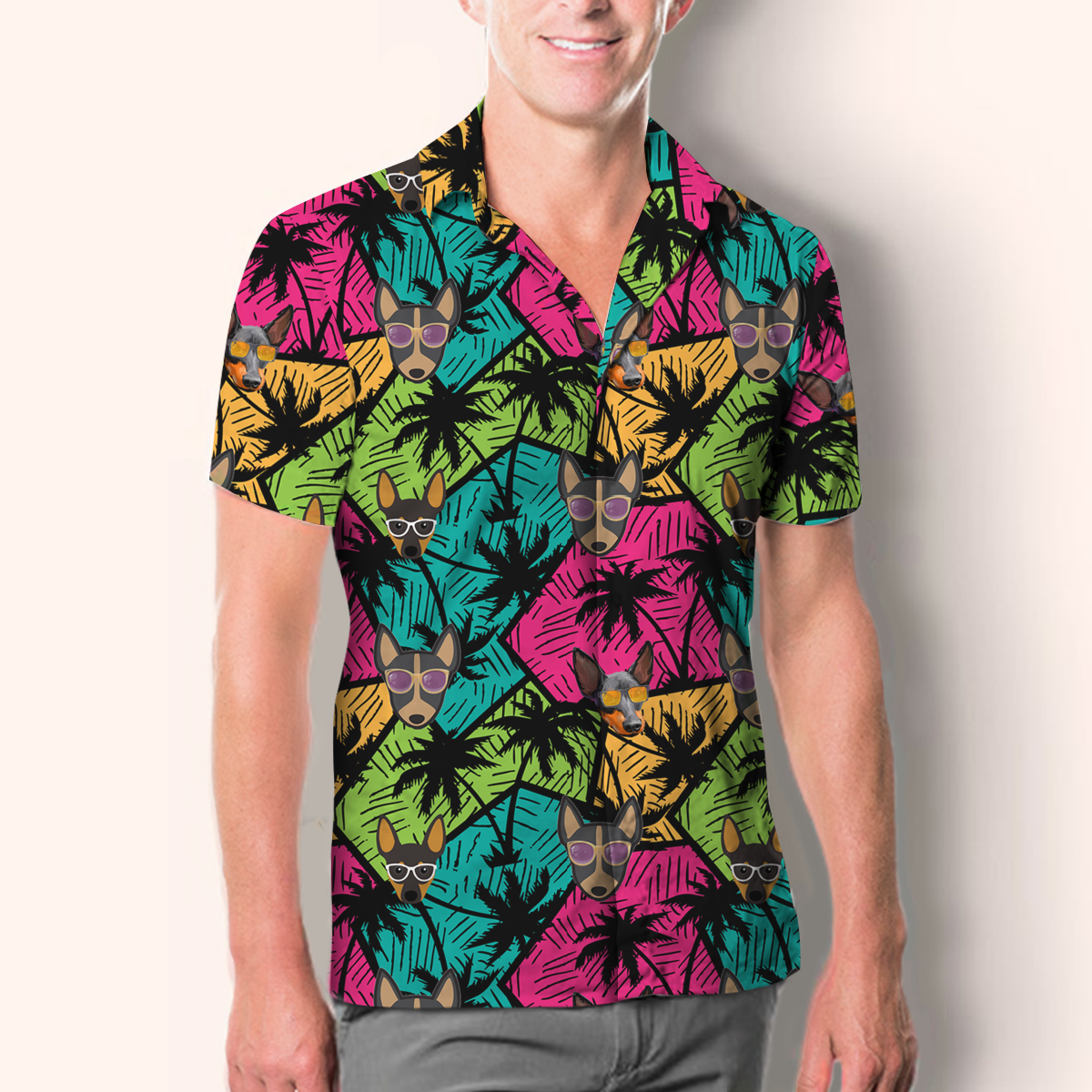 Aloha Hawaiian English Toy Terrier Shirt