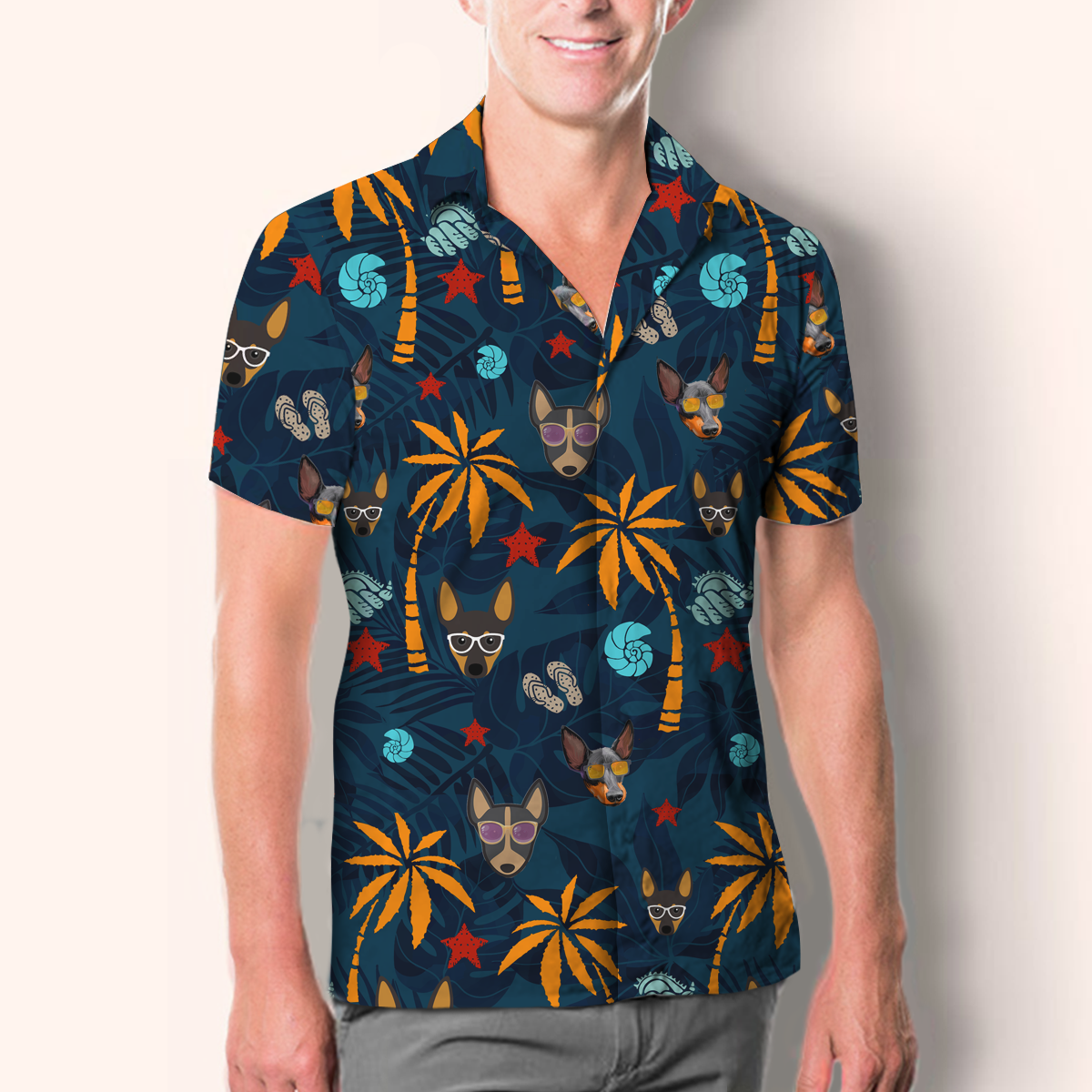 Aloha Hawaiian English Toy Terrier Shirt