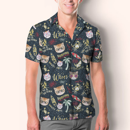 Aloha Hawaiian Exotic Cat Shirt