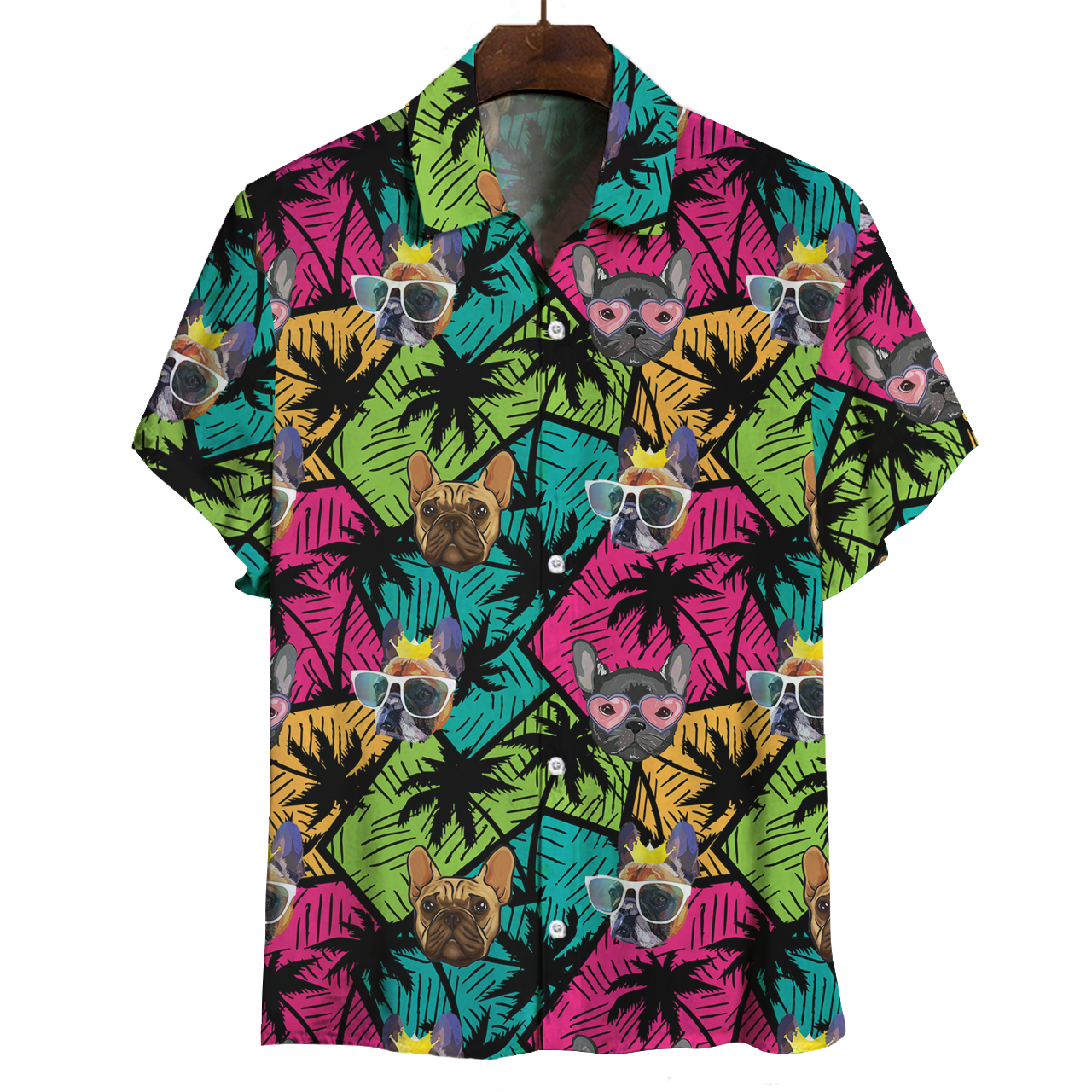 Aloha Hawaiian French Bulldog Shirt