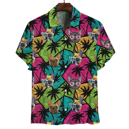 Aloha Hawaiian French Bulldog Shirt