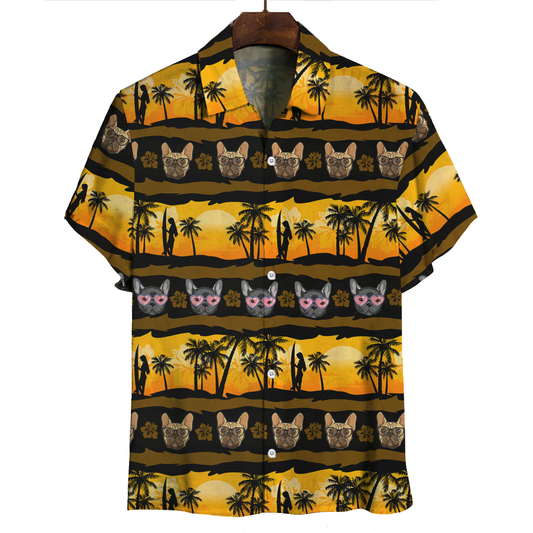 Aloha Hawaiian French Bulldog Shirt