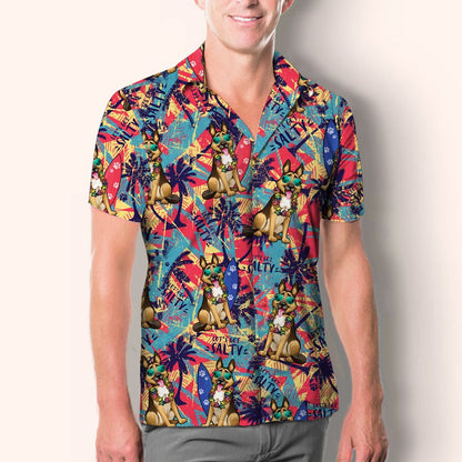 Aloha Hawaiian German Shepherd Shirt