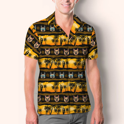 Aloha Hawaiian German Shepherd Shirt