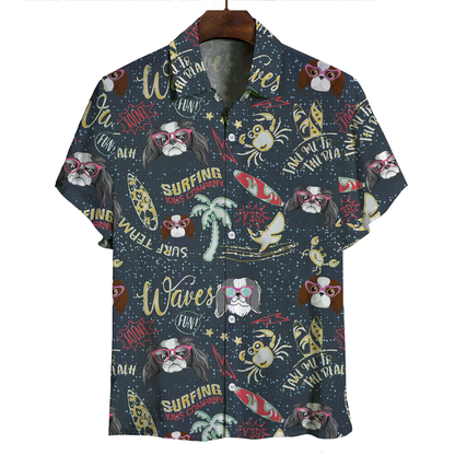 Aloha Hawaiian Japanese Chin Shirt