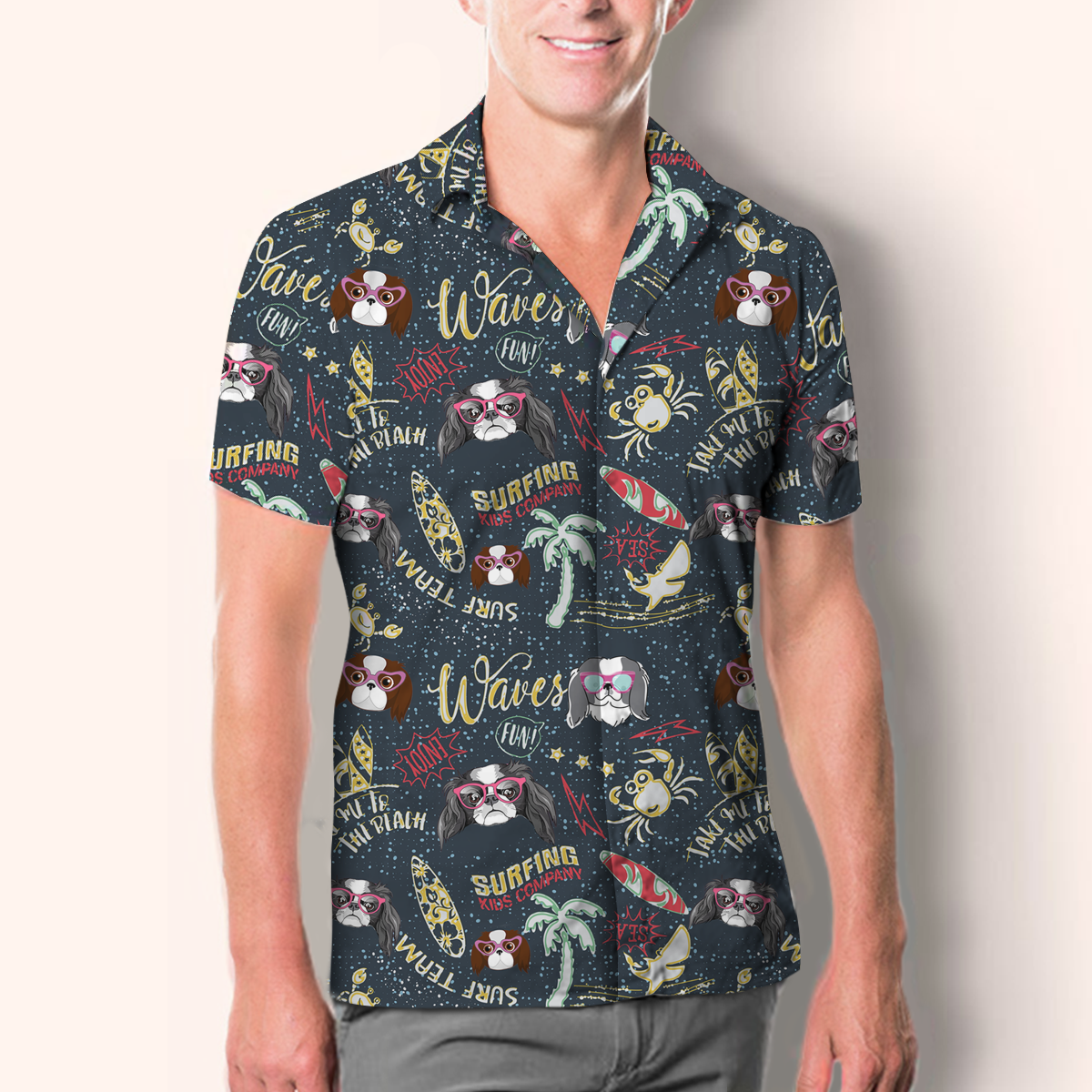 Aloha Hawaiian Japanese Chin Shirt