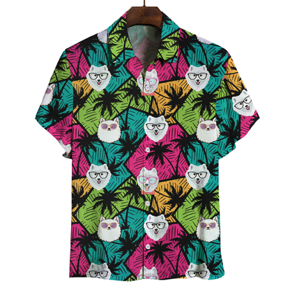 Aloha Hawaiian Japanese Spitz Shirt