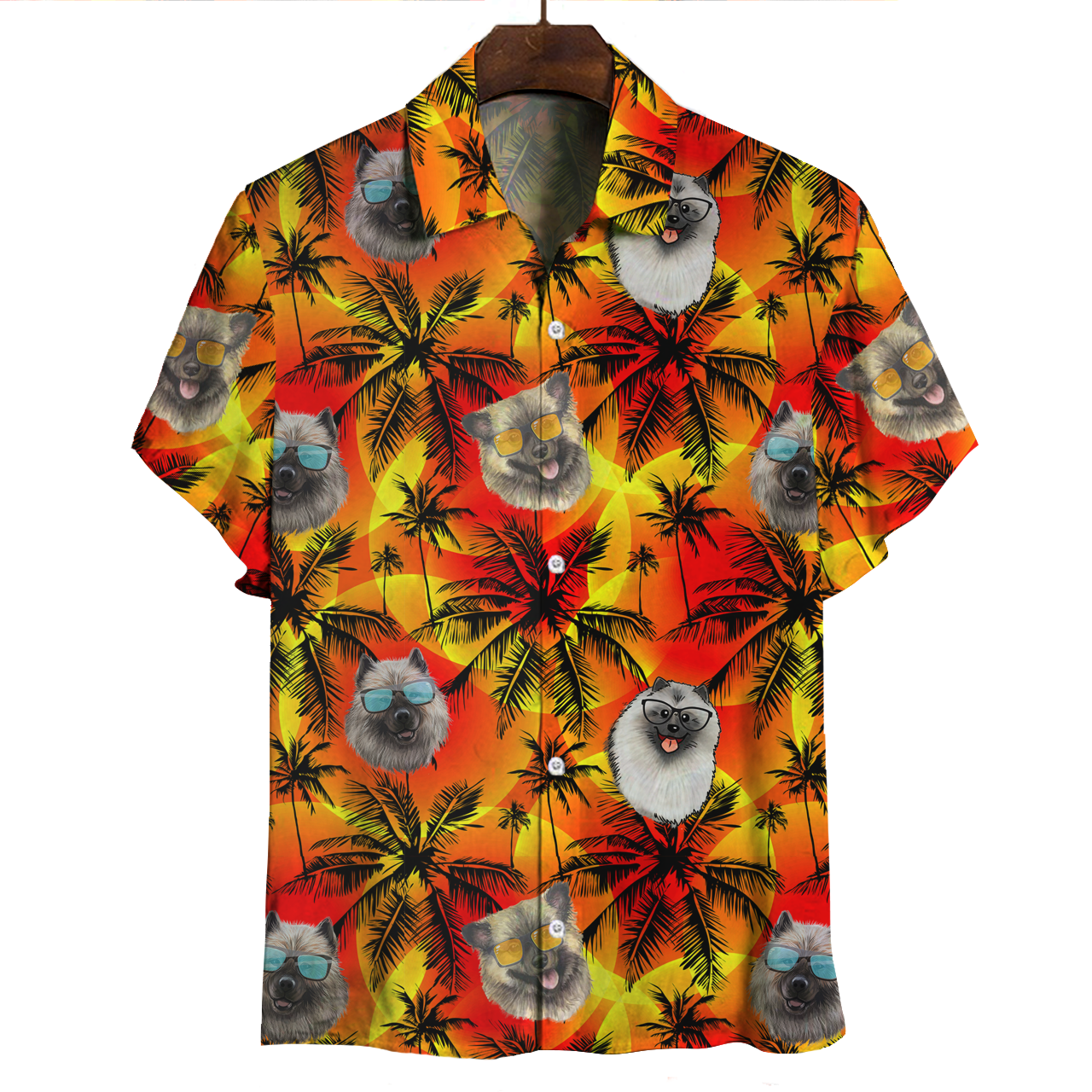 Aloha Hawaiian Keeshond Shirt