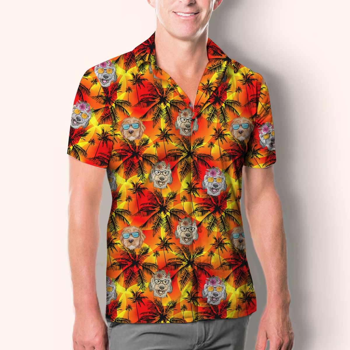 Aloha Hawaiian Labradoodle Shirt