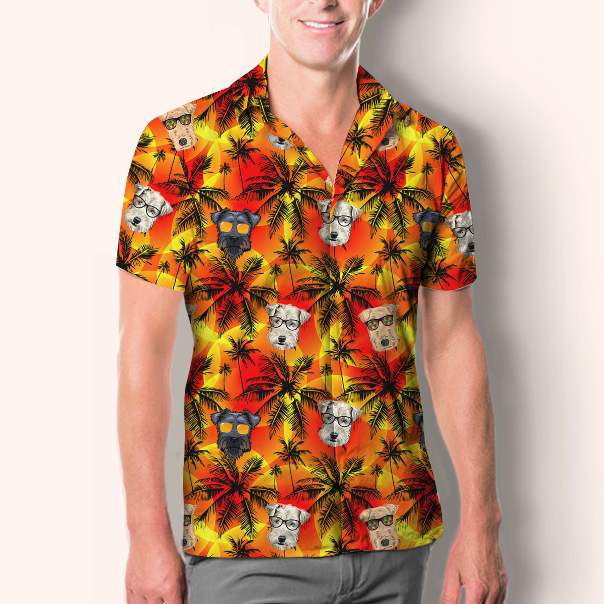 Aloha Hawaiian Lakeland Terrier Shirt