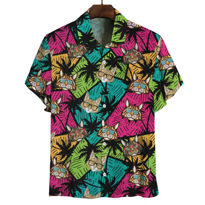 Aloha Hawaiian Maine Coon Cat Shirt