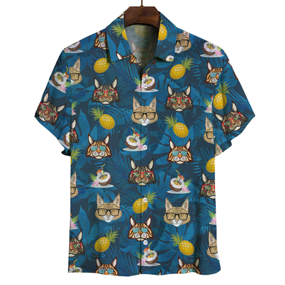 Aloha Hawaiian Maine Coon Cat Shirt