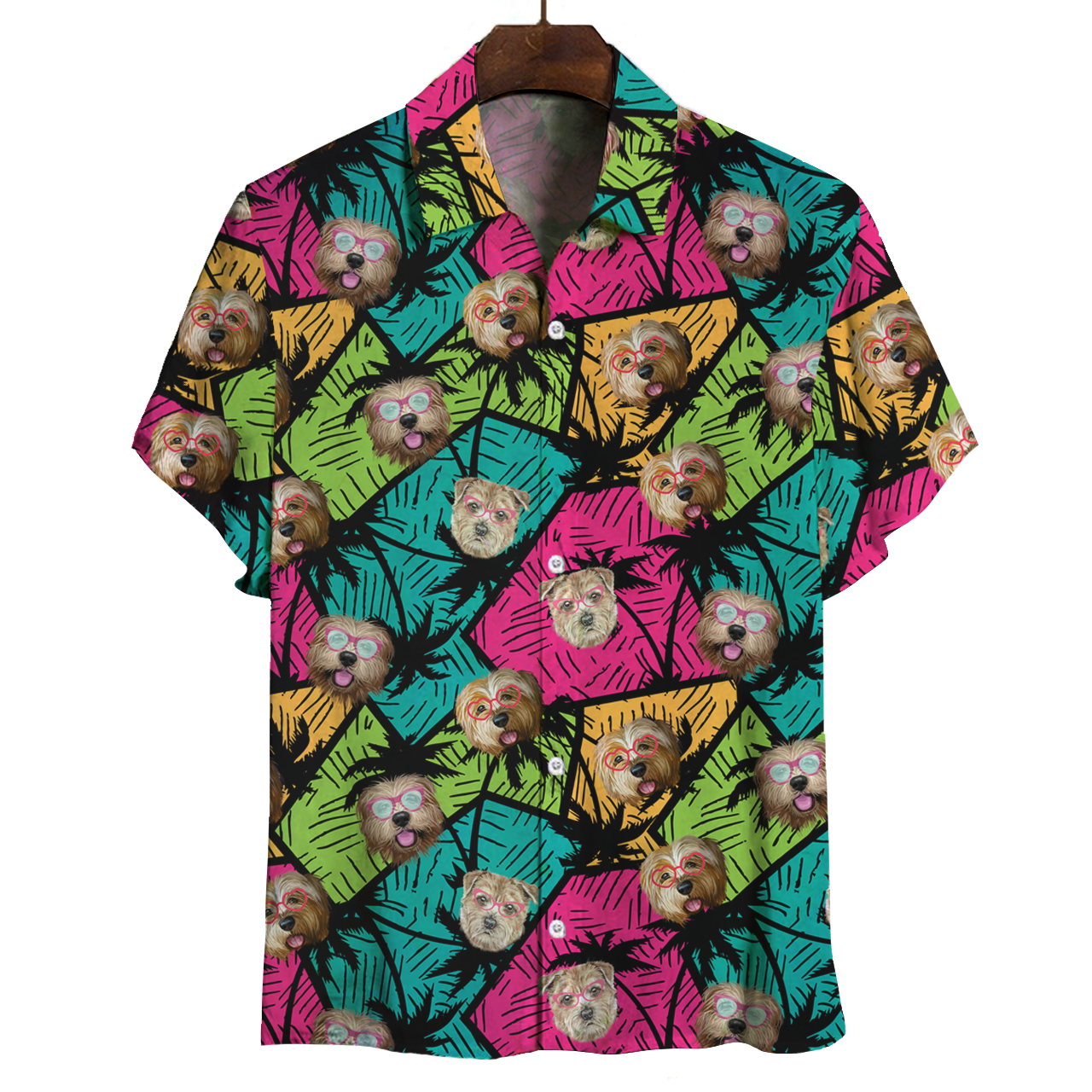 Aloha Hawaiian Norfolk Terrier Shirt