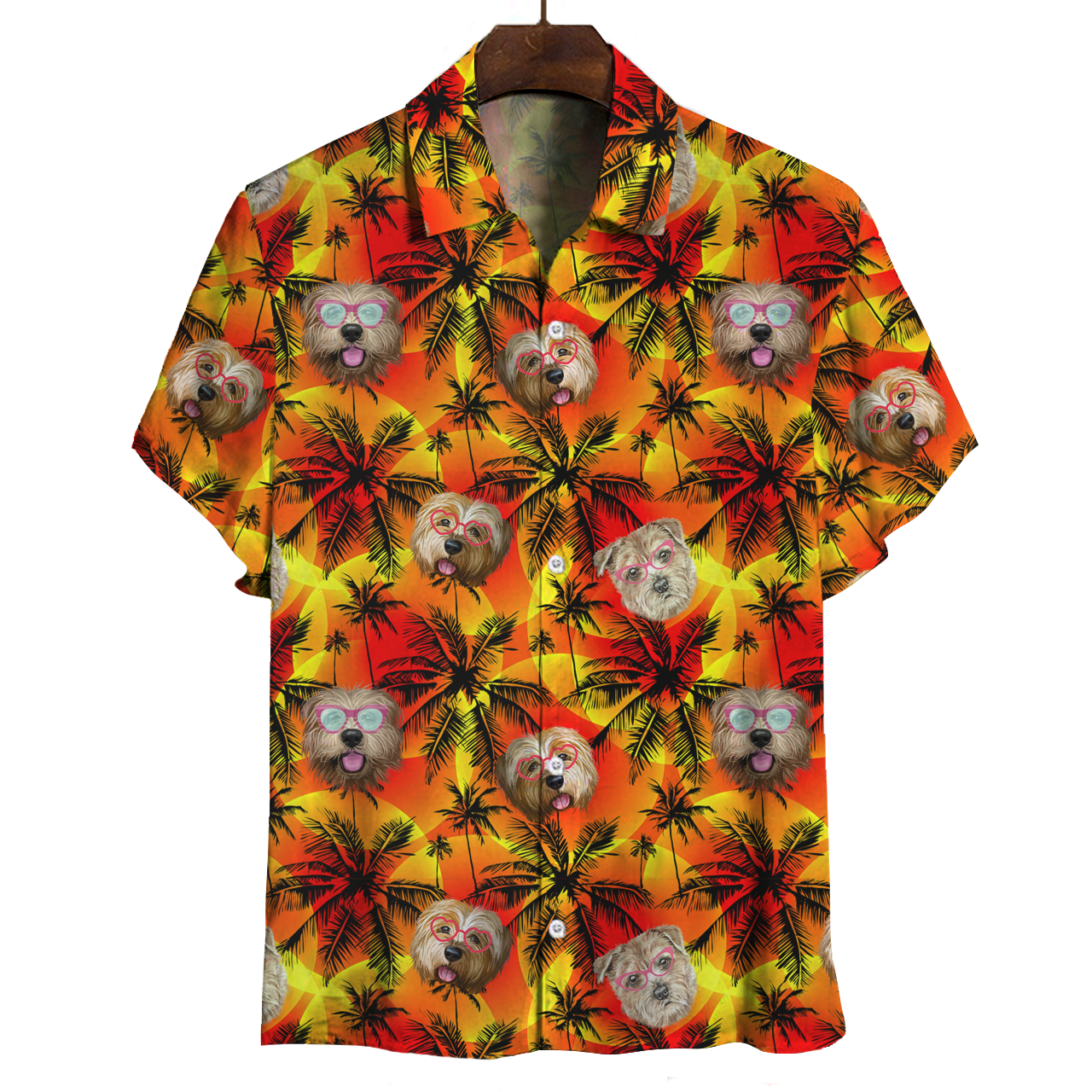 Aloha Hawaiian Norfolk Terrier Shirt