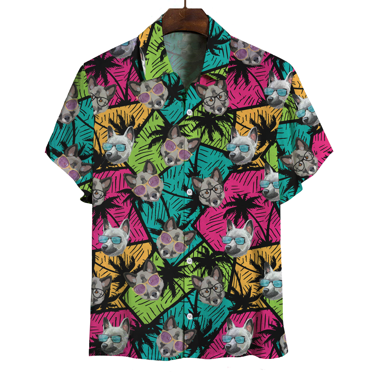 Aloha Hawaiian Norwegian Elkhound Shirt