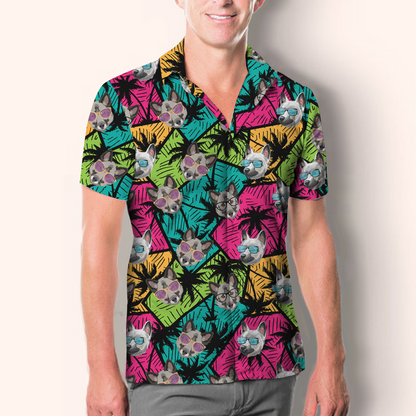 Aloha Hawaiian Norwegian Elkhound Shirt