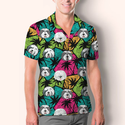 Aloha Hawaiian Old English Sheepdog Shirt