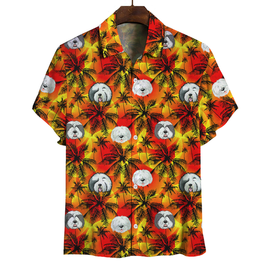 Aloha Hawaiian Old English Sheepdog Shirt