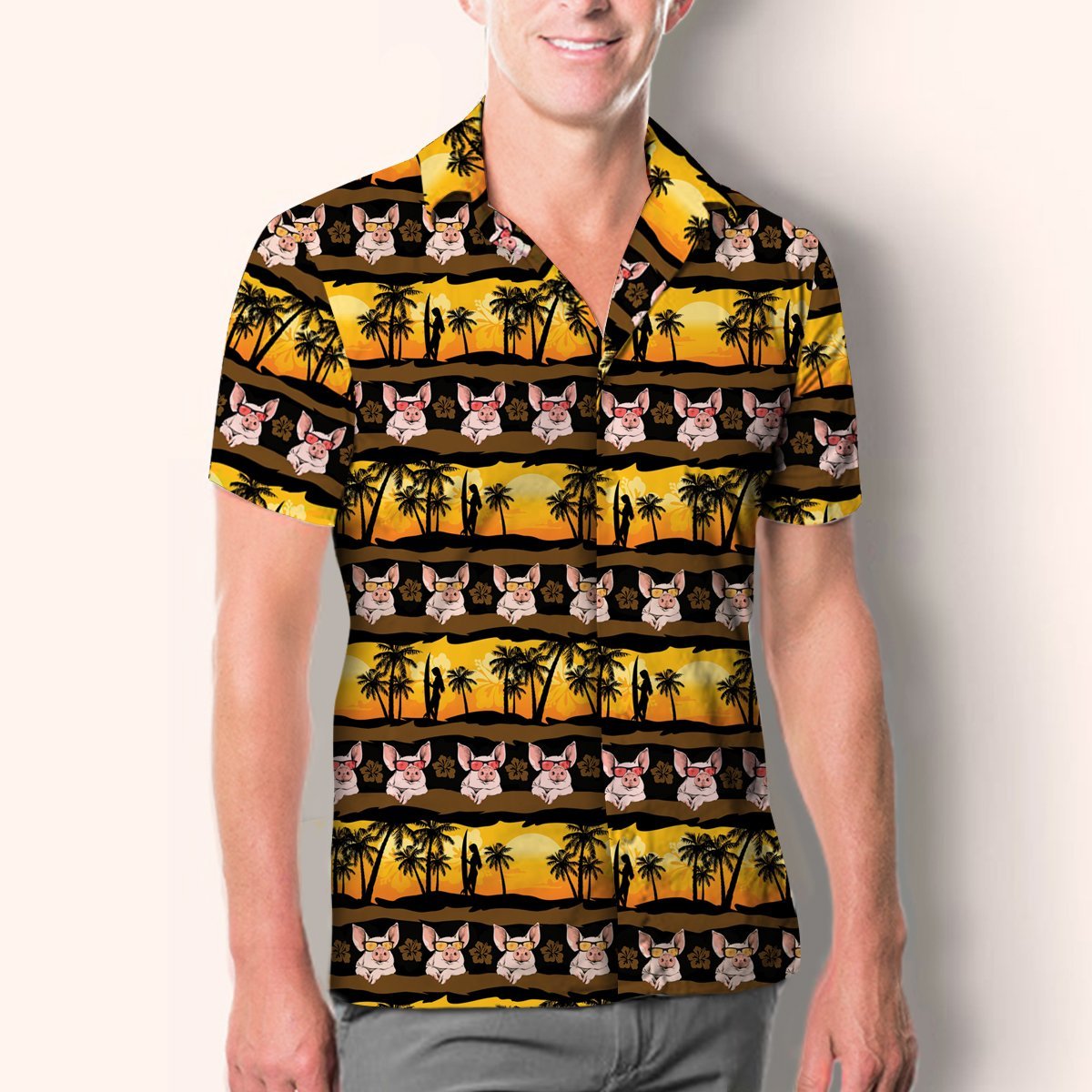 Aloha Hawaiian Pig Shirt