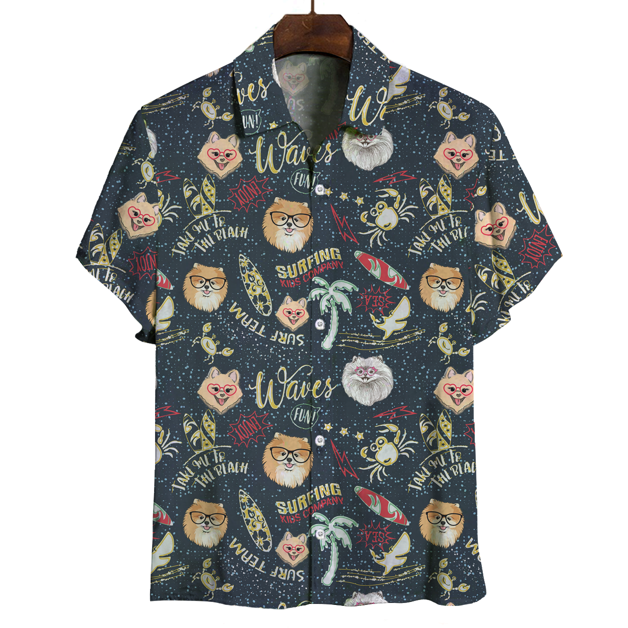 Aloha Hawaiian Pomeranian Shirt