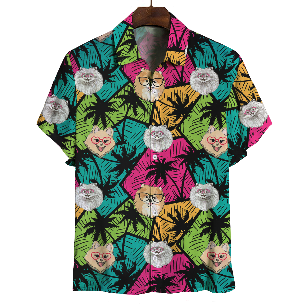 Aloha Hawaiian Pomeranian Shirt