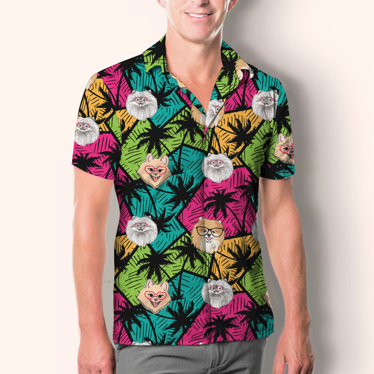 Aloha Hawaiian Pomeranian Shirt