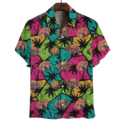 Aloha Hawaiian Rhodesian Ridgeback Shirt