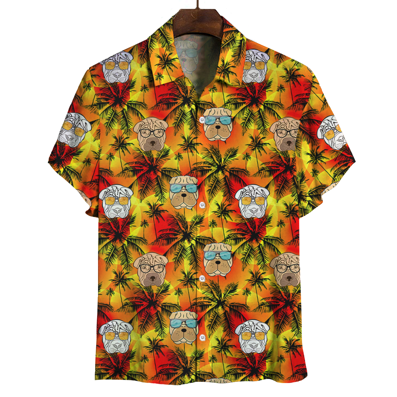 Aloha Hawaiian Shar Pei Shirt