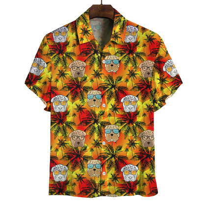 Aloha Hawaiian Shar Pei Shirt