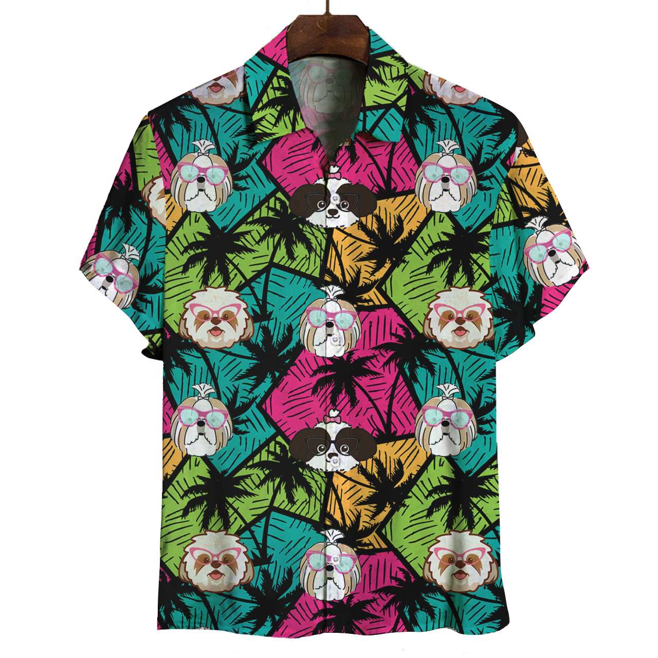 Aloha Hawaiian Shih Tzu Shirt